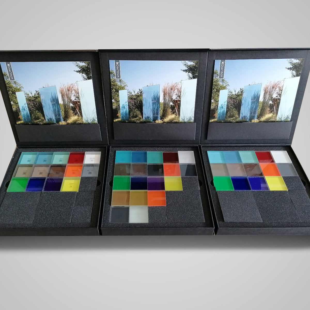 Übersicht aller drei Pixelboxen in unterschiedlichen Transparenzen.