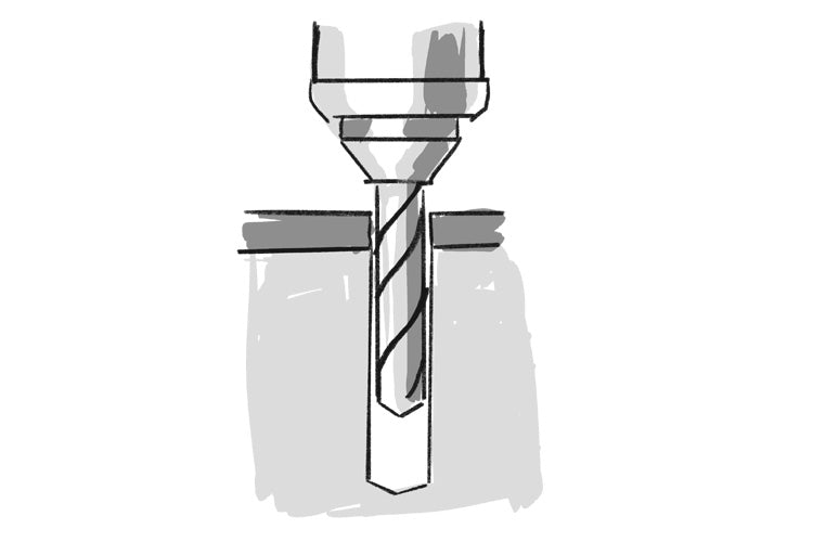 Illustration Montageanleitung Schritt 1