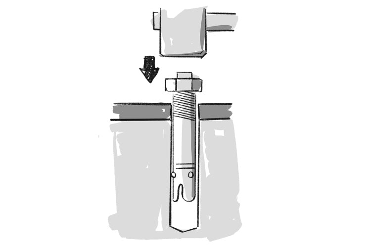 Illustration Montageanleitung Schritt 3