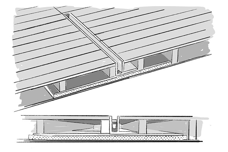 Illustration Holzterrasse