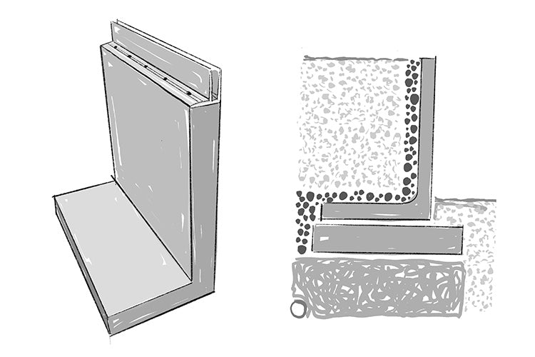 Illustration Montageanleitung L-Stein